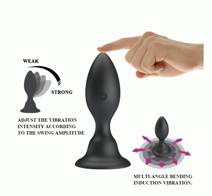 Анальна пробка Pretty Love Push Over To Trigger Vibration