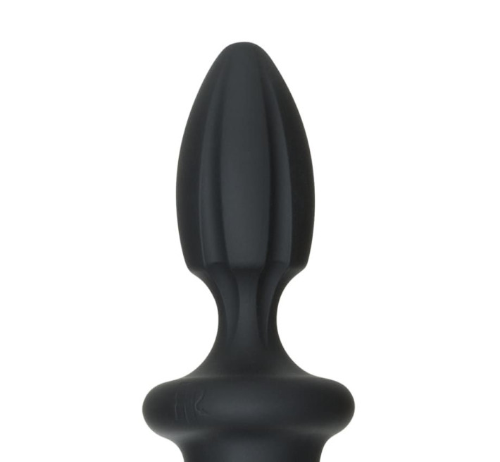 Анальный плаг с дилдо Doc Johnson Kink - Dual Density SECONDSKYN Fuck Plug Черный