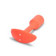 Анальна пробка з вібрацією B-Vibe Snug Plug 1, помаранчева, розмір S