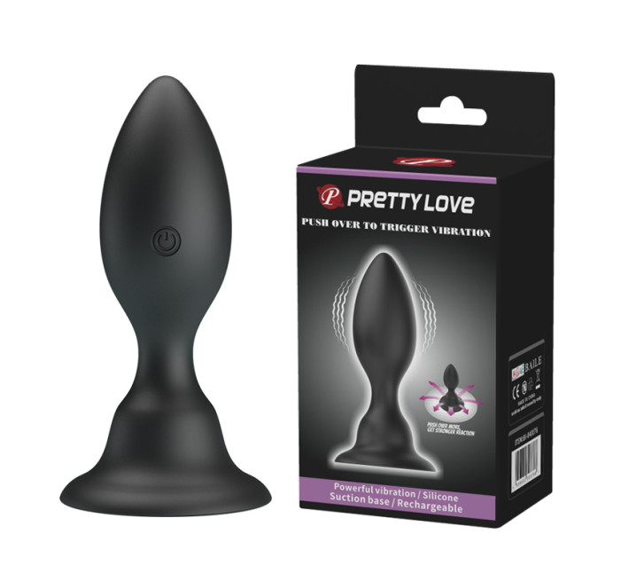 Анальна пробка Pretty Love Push Over To Trigger Vibration