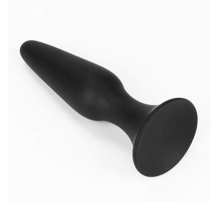 Анальна пробка LoveToy Lure Me Silicone Anal Plug Чорна L