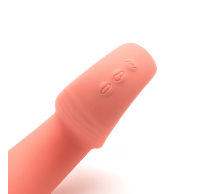 Анальний вібратор KisToy Klein Помаранчевий з надуючим кінчиком