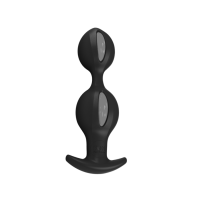 Анальна пробка Fun Factory B Balls Чорна/Сіра