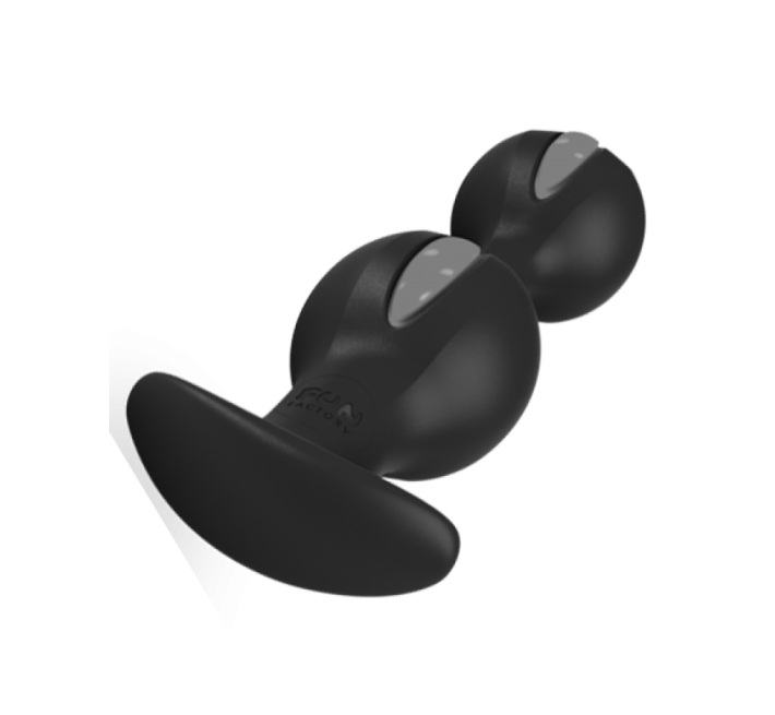 Анальна пробка Fun Factory B Balls Чорна/Сіра