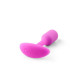 Анальна пробка із зміщеним центром ваги B-vibe Snug Plug 1 рожева