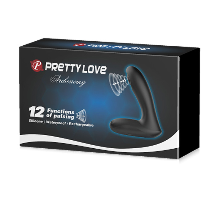 Массажер простаты Pretty Love Archenemy Pulsator Black