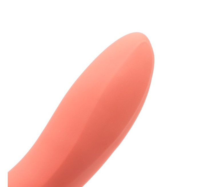 Анальний вібратор KisToy Klein Помаранчевий з надуючим кінчиком