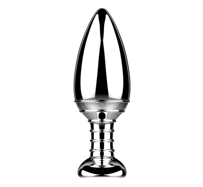 Алюминиевая анальная пробка с вибрацией и дистанционным управлением Nexus Cestos