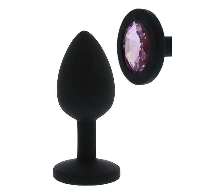 Анальная пробка Dream Toys All Time Favorites Silicone Diamond Plug Черная