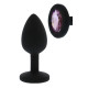 Анальная пробка Dream Toys All Time Favorites Silicone Diamond Plug Черная