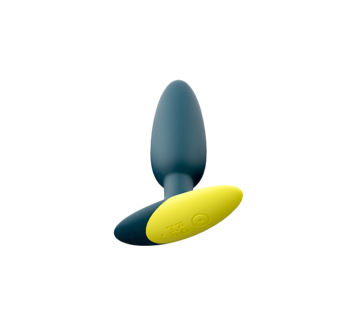 Анальна вібропробка Romp Bass Dark Green, силікон, перезаряджувана, макс. діаметр 3 см