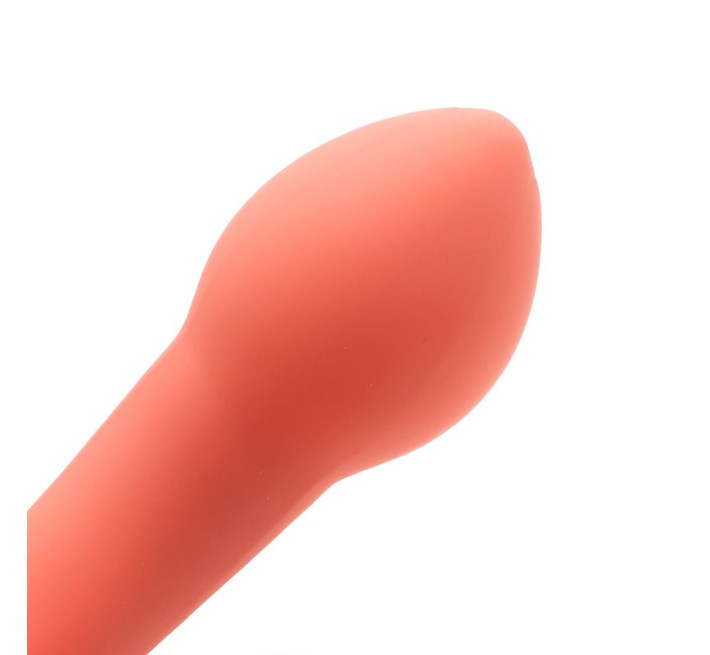 Анальний вібратор KisToy Klein Помаранчевий з надуючим кінчиком