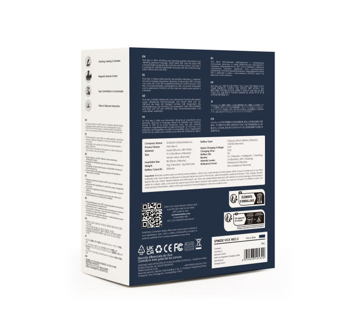 Интерактивный массажер простаты и вибратор точки G Svakom Vick Neo 2