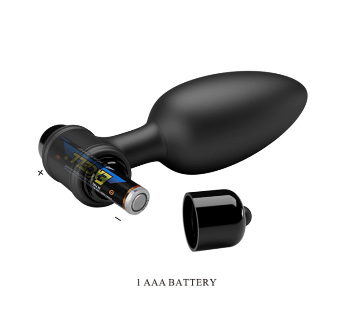 Анальна пробка Pretty Love Vibra Butt Plug II Black