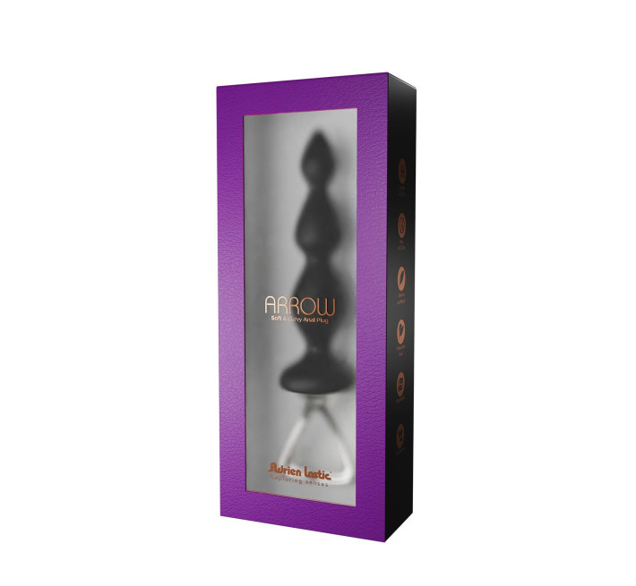 Анальний ланцюжок Adrien Lastic Arrow II Black