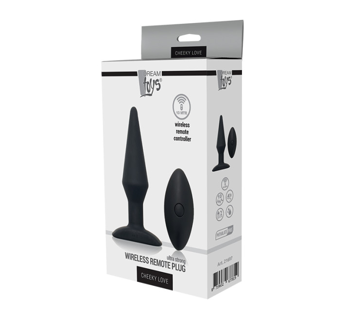 Анальная пробка Dreamtoys С Беспроводным Пультом Cheeky Love Plug