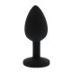 Анальная пробка Dream Toys All Time Favorites Silicone Diamond Plug Черная