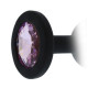 Анальная пробка Dream Toys All Time Favorites Silicone Diamond Plug Черная
