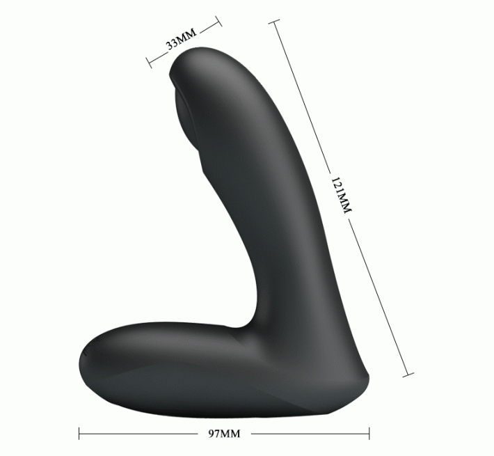 Массажер простаты Pretty Love Archenemy Pulsator Black