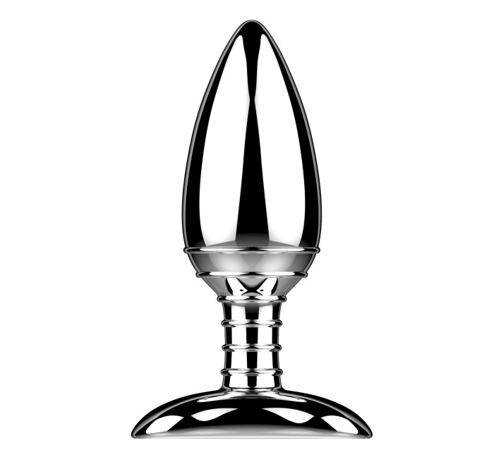 Алюминиевая анальная пробка с вибрацией и дистанционным управлением Nexus Cestos