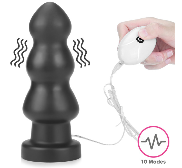 Анальна пробка LoveToy King-Sized Vibrating Anal Rigger 7.8"