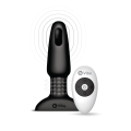 Анальна пробка з вібрацією та імітацією риммінгу B-Vibe Rimming Plug 2, чорна