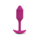 Анальна пробка з вібрацією B-Vibe Snug Plug 2 рожева