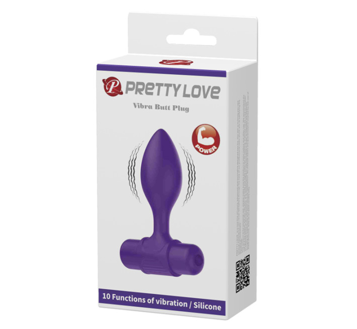 Анальна пробка Pretty Love Vibra Butt Plug Purple