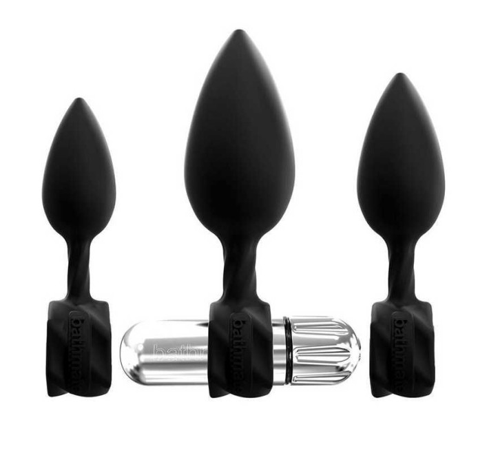 Набір анальних вібропробок Bathmate Anal Training Plugs VIBE