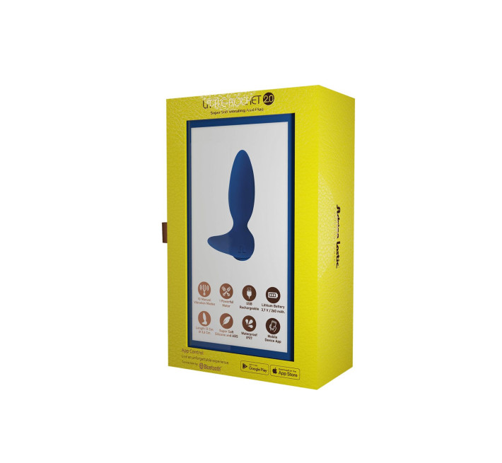 Анальна смарт-вібропробка Adrien Lastic Little Rocket 2.0, 10 режимів, подвійний силікон