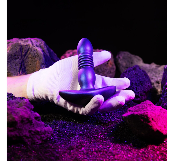 Анальна пробка з вібрацією та пульсацією Hueman - Supernova Thrusting Buttplug