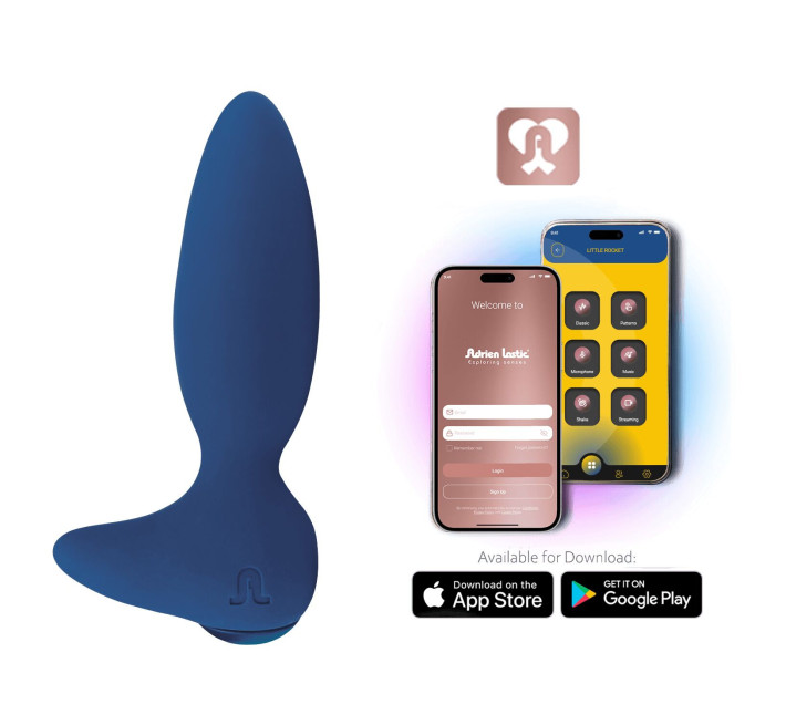 Анальна смарт-вібропробка Adrien Lastic Little Rocket 2.0, 10 режимів, подвійний силікон