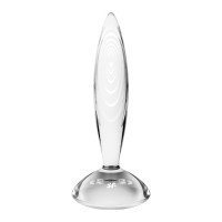 Скляна анальна пробка Satisfyer Sparkling Crystal, дуже міцна, термостійка Скляна анальна пробка Satisfyer Sparkling Crystal, дуже міцна, термостійка