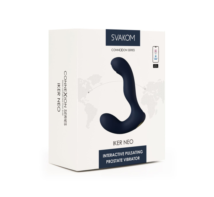 Смарт-массажер простаты с пульсацией на кончике головки Svakom Iker Neo