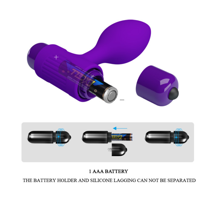 Анальна пробка Pretty Love Vibra Butt Plug Purple