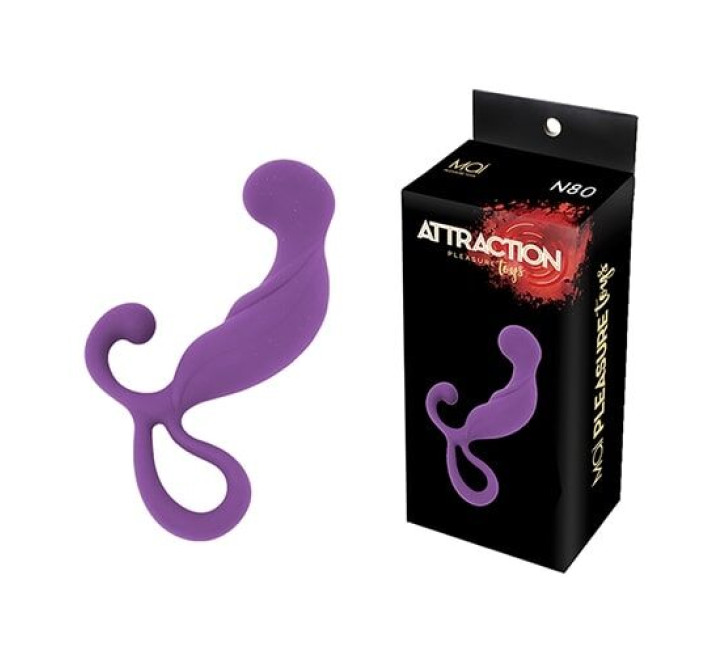 Масажери простати MAI Attraction Toys №80 Фіолетовий, довжина 13,4 см, діаметр 3,2 см