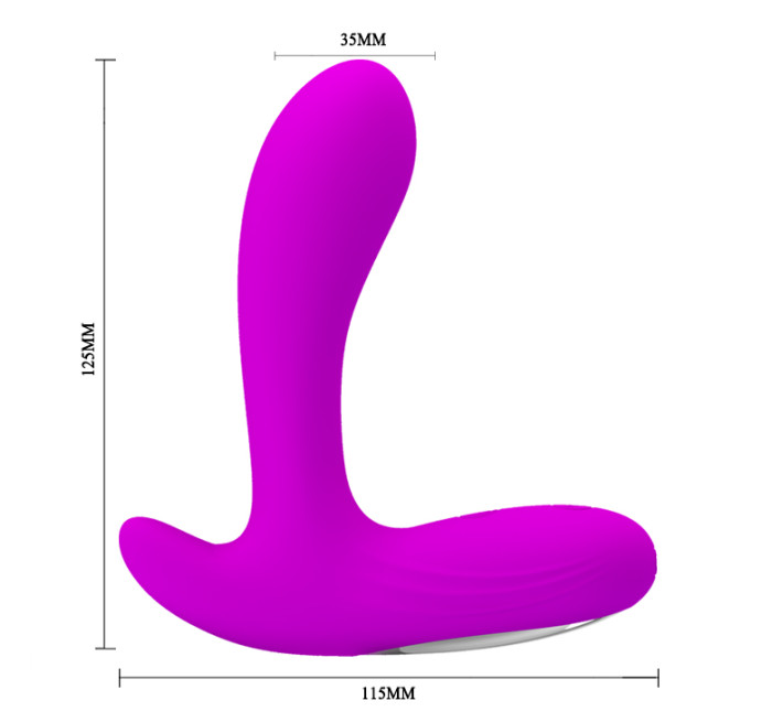 Масажер простати Pretty Love Backie Prostate Stimulator Purple