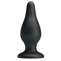 Анальна пробка Pretty Love Sturdy Silicone Anal Plug Чорна