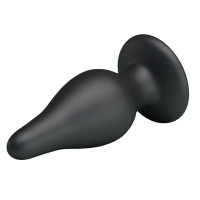 Анальна пробка Pretty Love Sturdy Silicone Anal Plug Чорна