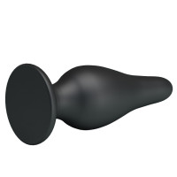 Анальна пробка Pretty Love Sturdy Silicone Anal Plug Чорна