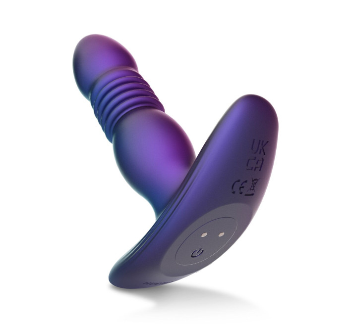 Анальна пробка з вібрацією та пульсацією Hueman - Supernova Thrusting Buttplug