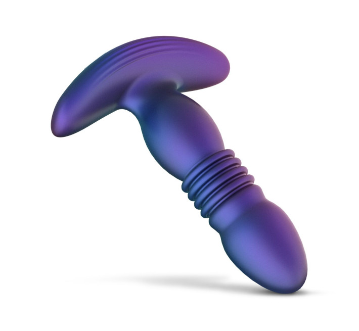 Анальна пробка з вібрацією та пульсацією Hueman - Supernova Thrusting Buttplug