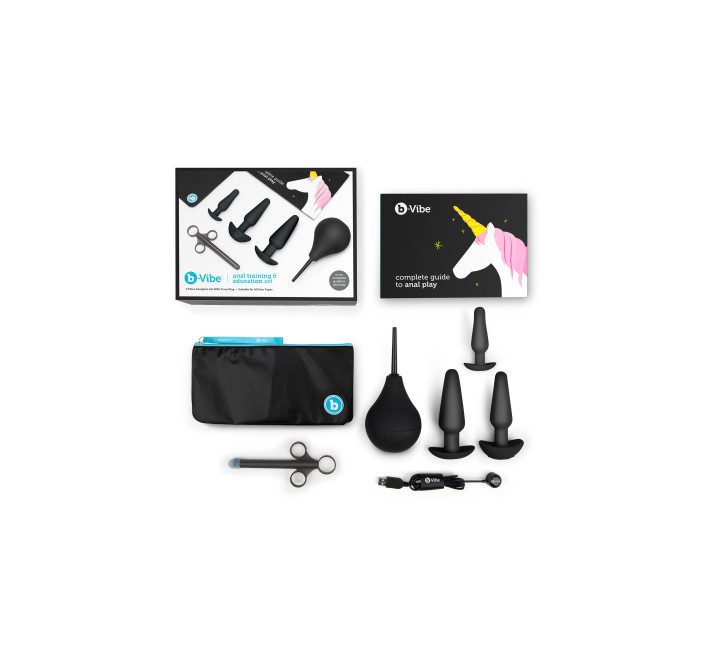 Набір анальних іграшок B-Vibe anal training kit & education, 7 предметів