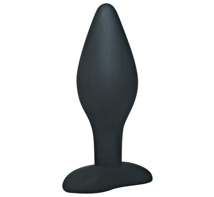 Анальная пробка Black Velvets Черная L