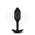 Анальна пробка з вібрацією B-Vibe Snug Plug 2 чорна