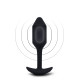Анальна пробка з вібрацією B-Vibe Snug Plug 2 чорна