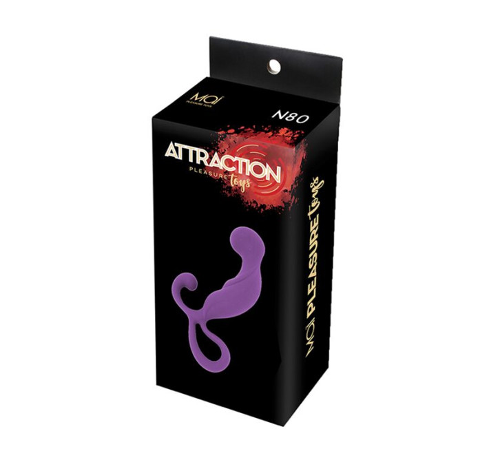 Масажери простати MAI Attraction Toys №80 Фіолетовий, довжина 13,4 см, діаметр 3,2 см