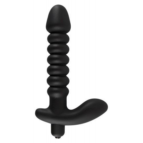 Анальний вібратор Black Velvets Vibrating Vibrator Чорний