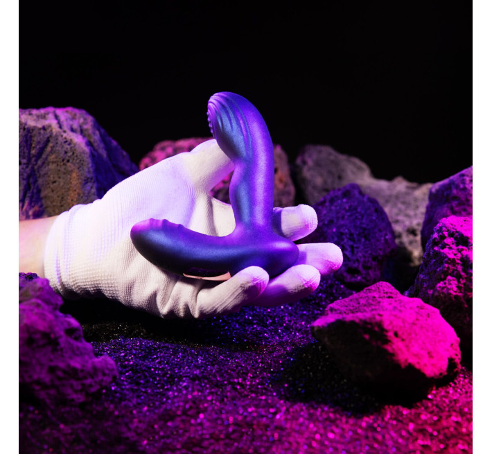 Анальна вібропробка з пульсацією Hueman - Galaxy Tapping Buttplug