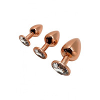 Металева анальна пробка Wooomy Tralalo Rose Gold Metal Plug Size L, діаметр 4 см, довжина 9 см Металева анальна пробка Wooomy Tralalo Rose Gold Metal Plug Size L, діаметр 4 см, довжина 9 см